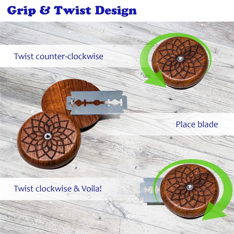 Bread Lame Dough Scoring Tool Sourdough Wood Cutter Slashing Razor Tool Scoring Patterns Booklet for Bread Baking Portable dough scraper dough cutter
