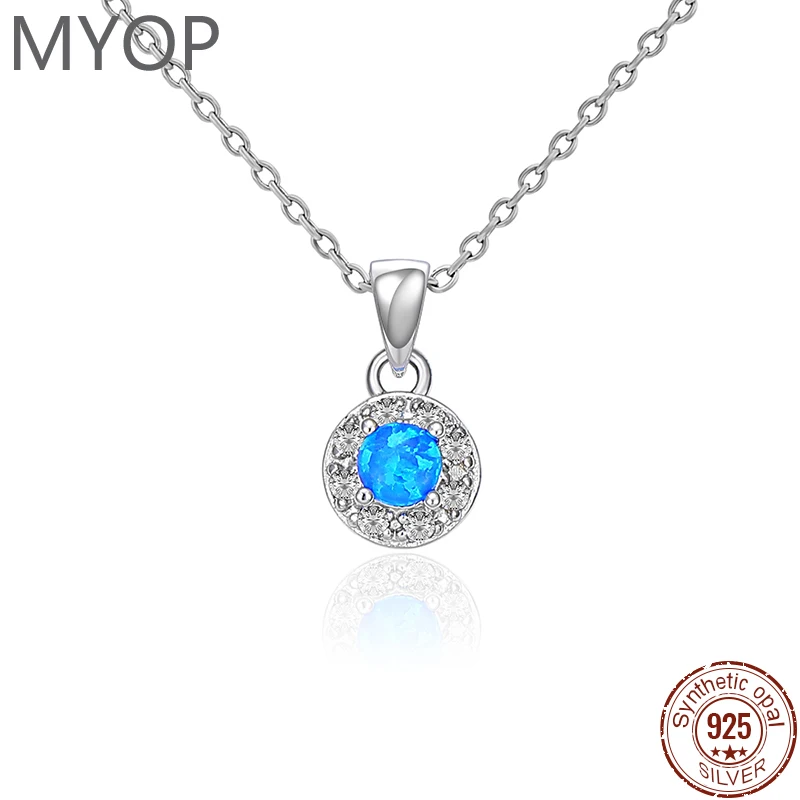 

MYOP 2024 ювелирные изделия 925 Стерлинговое Серебро весна лето осень зима прочный изысканный умный стиль Опал подвеска на заказ оптовая продажа