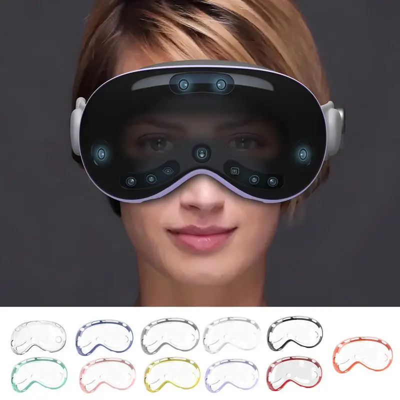 R Custodia Per Cuffie Custodia Protettiva Per Gli Occhi Custodia Per Schermo In Tpu Per Pc Per Cuffie Vision Pro Vr Occhiali Antigraffio Mr Headset Fa