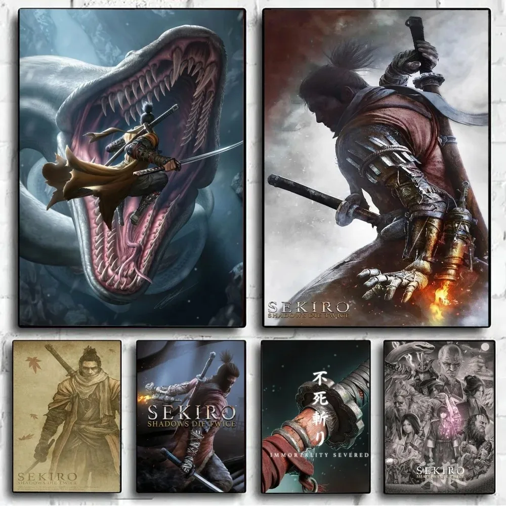 The Game SEKIRO Shadows Die Twice No Framed Poster Club Bar