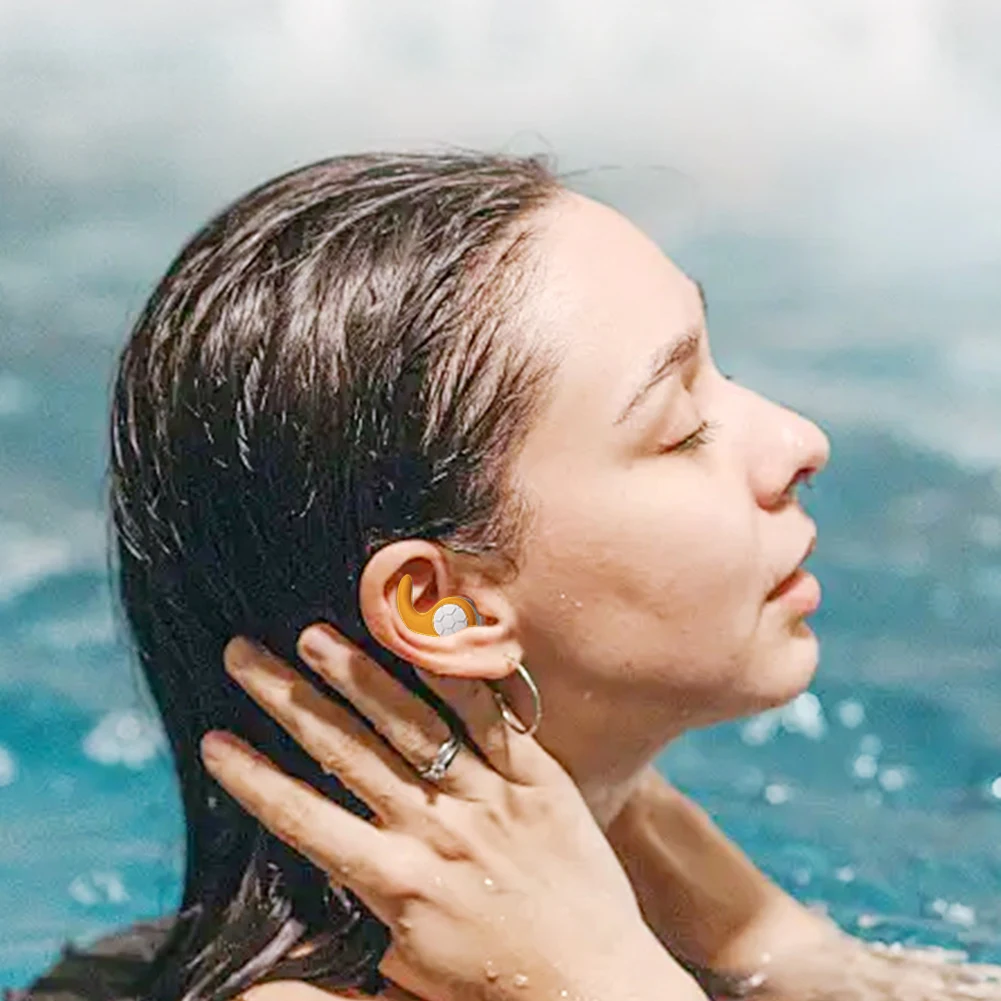 Waterproof Swimming Ear Plugs 3 Layer Silicone Sleeping Ear Plugs Reusable Noise Cancelling Earplugs Diving Surf Ear Protector 5