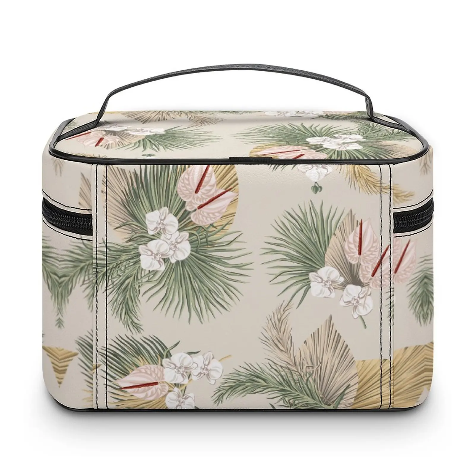 Customized Pattern Makeup Bag Outdoor Travel Makeup Bag Women Multifunction Cosmetic Bag Plain Printing Storage Wash Bag