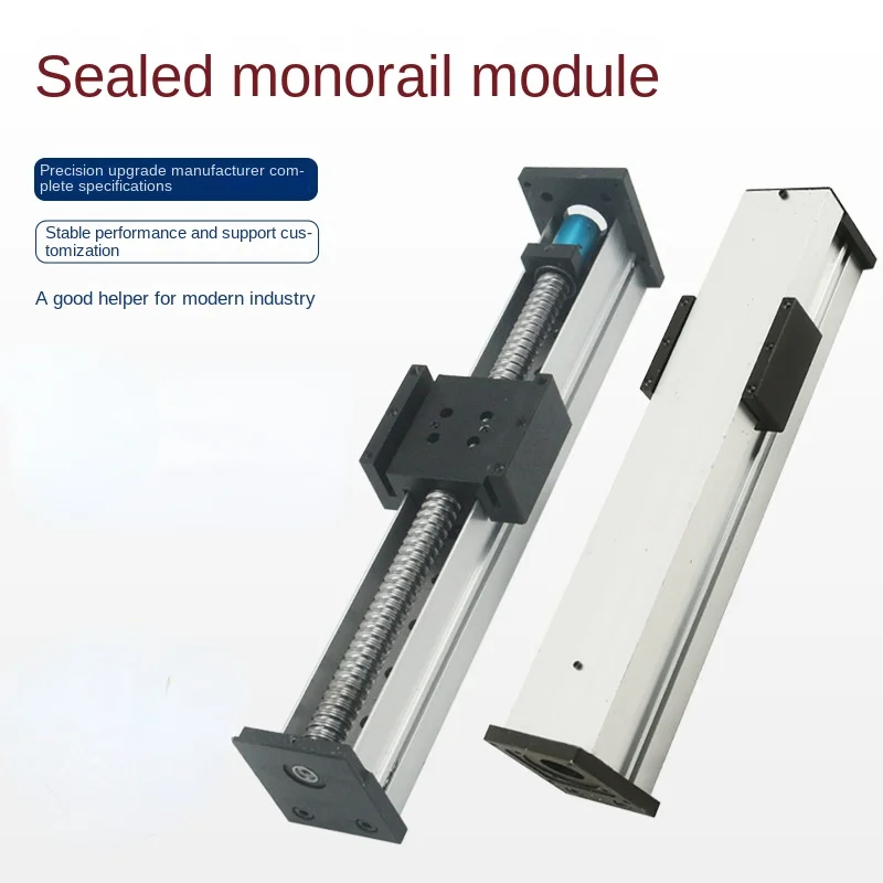 

Dust-Proof Sealed Sliding Table Module Ball Screw Cross Precision Linear Single Guide Rail Workbench High-Speed Track