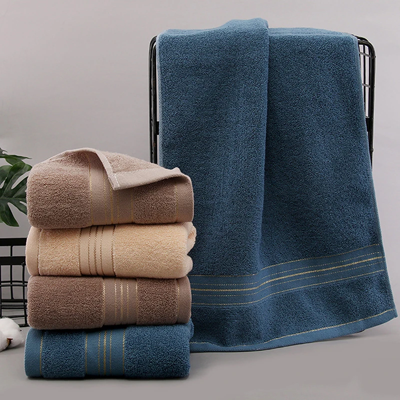 Thickened Absorbent Towel Pure Cotton Quick Absorbent Soft Quick Dry Face Towel Drying Bathrobe Home Textile 2