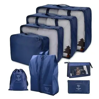 8PCS/Set Organizer Bags Luggage Suitcase For Travel Organizer Bags Accessories Organizer Waterproof Wash Bag Clothes Storage 2