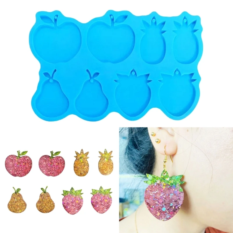 

Fruit Pear Mold Silicone Earrings Mold Handmade Fashion Decor Jewelry Molds