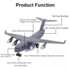 17CM C-17 Globemaster III Airplane Model Toy Pull Back Military Transport Aircraft Models Creative Decorations Boys Kids Gifts 3