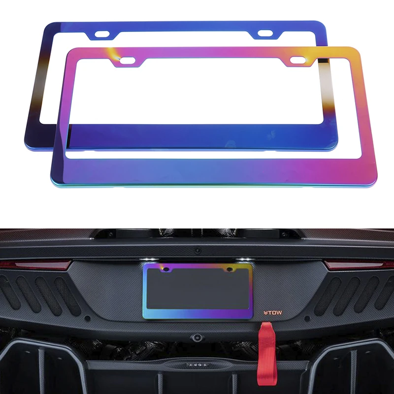 

1Pc US Model License Plate Frame Car License Plate Frame License Cover Holder