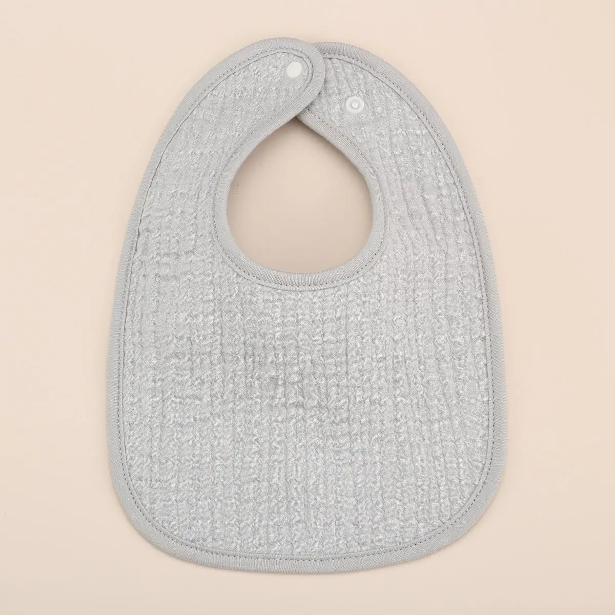 Soft 6 Layers Cotton Gauze Baby Feeding Drool Bib Summer Solid Infants Saliva Towel Burp Cloth For Newborn Toddler Boy Girl Bibs 3