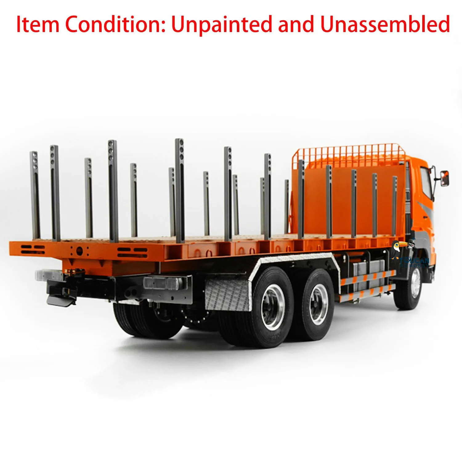 LESU 700 1/14 6*4 Flatbed Lorry Trailer Tractor Truck Metal Chassis for Tamiyaya RC Car Toys Remote Control Model TH02556 5
