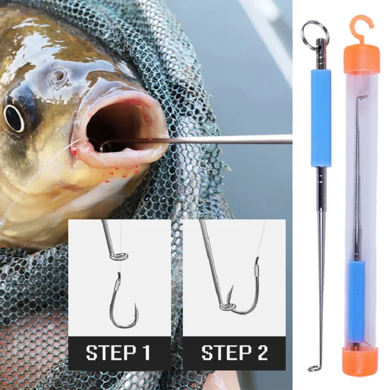 Stainless Steel Easy Fish Hook Remover Safety Fishing Hook Extractor  Detacher Rapid Decoupling Device Fishing Tools Equipment