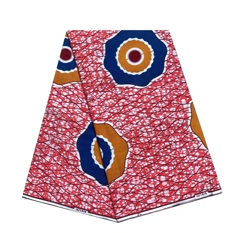 

New Ankara Wax Print Fabric 100% Cotton Nigerian Style Tissu Pagne Sewing Guaranteed Veritable African Real Wax Fabric For Dress