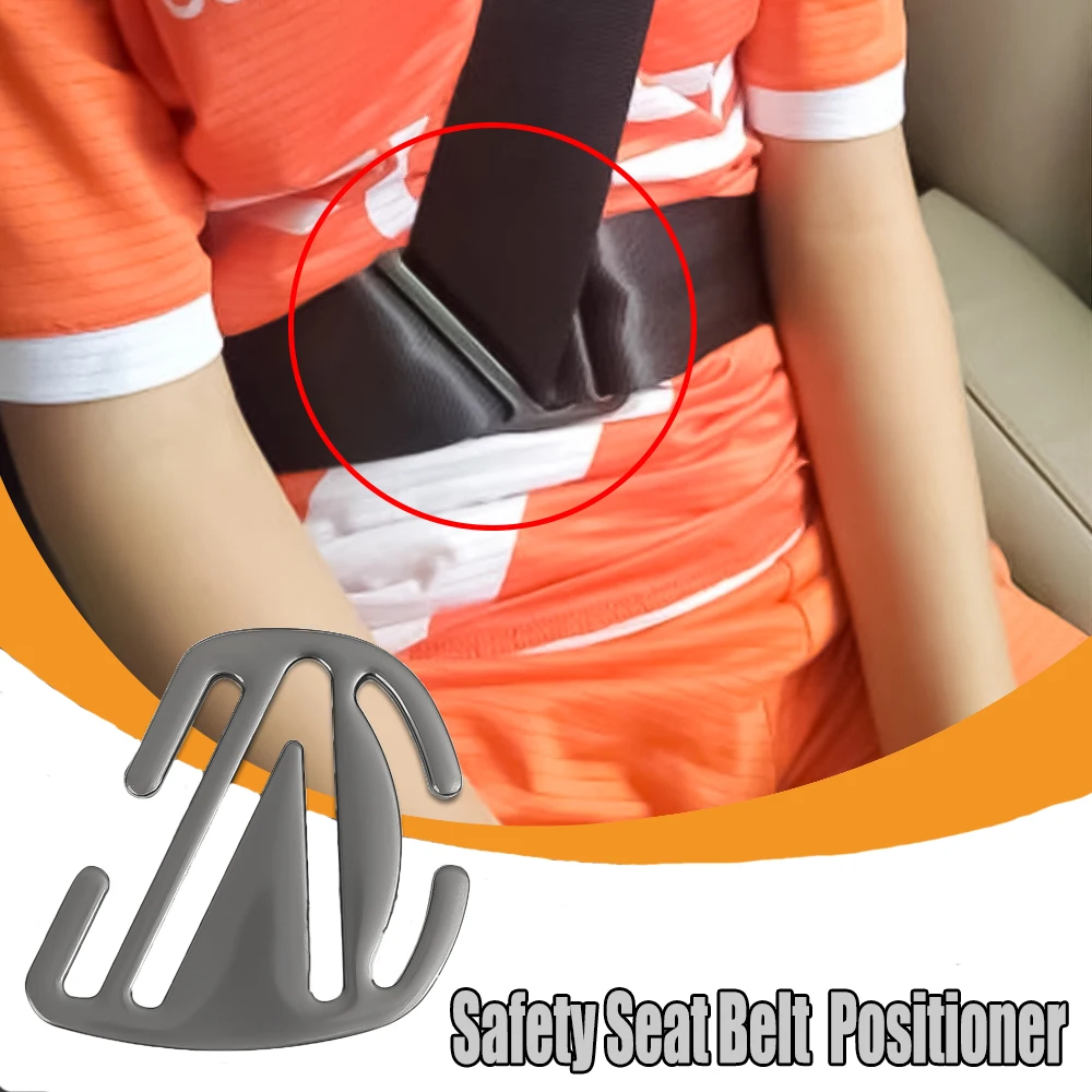 

Safety Seat Belt Adjuster Anti-Neck Belt Positioner Stopper Shoulder Guard Buckle Kids Safety Seat Belt Cover Car Accessories