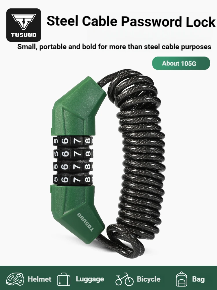 Green helmet lock