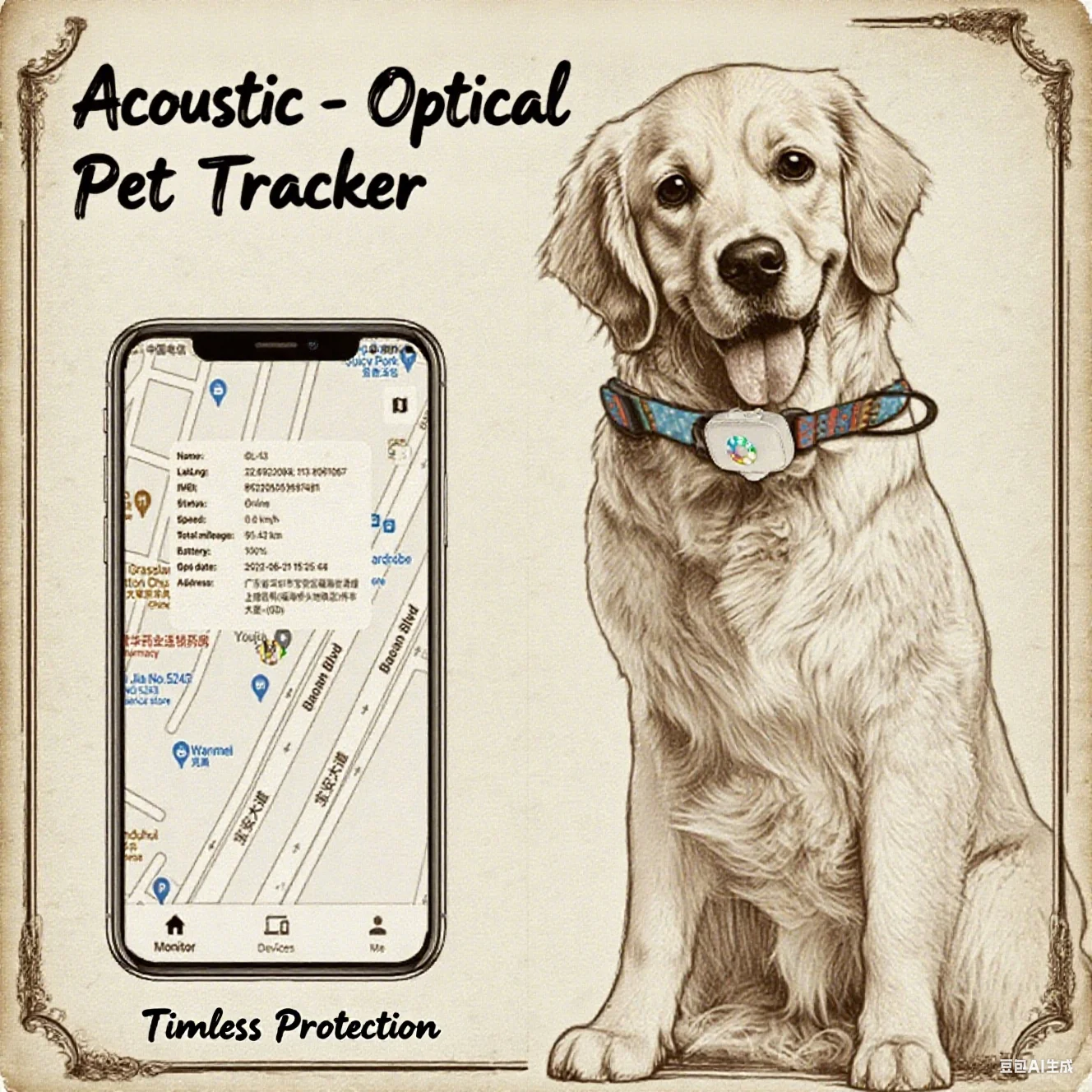 Gps Chip G Paws Pet Tracker 4G GPS Dog Tracker Smart Collar For