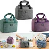 Portable Lunch Bag New Thermal Insulated Lunch Box Tote Cooler Handbag Bento Pouch Dinner Container School Food Storage Bags 1