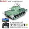 HENG LONG 1/16 Scale 7.0 Upgraded Soviet KV-1 RTR RC Tank 3878 FPV 360° Turret W/ Camera BB Pellets Steel Gearbox Toys TH17466 1