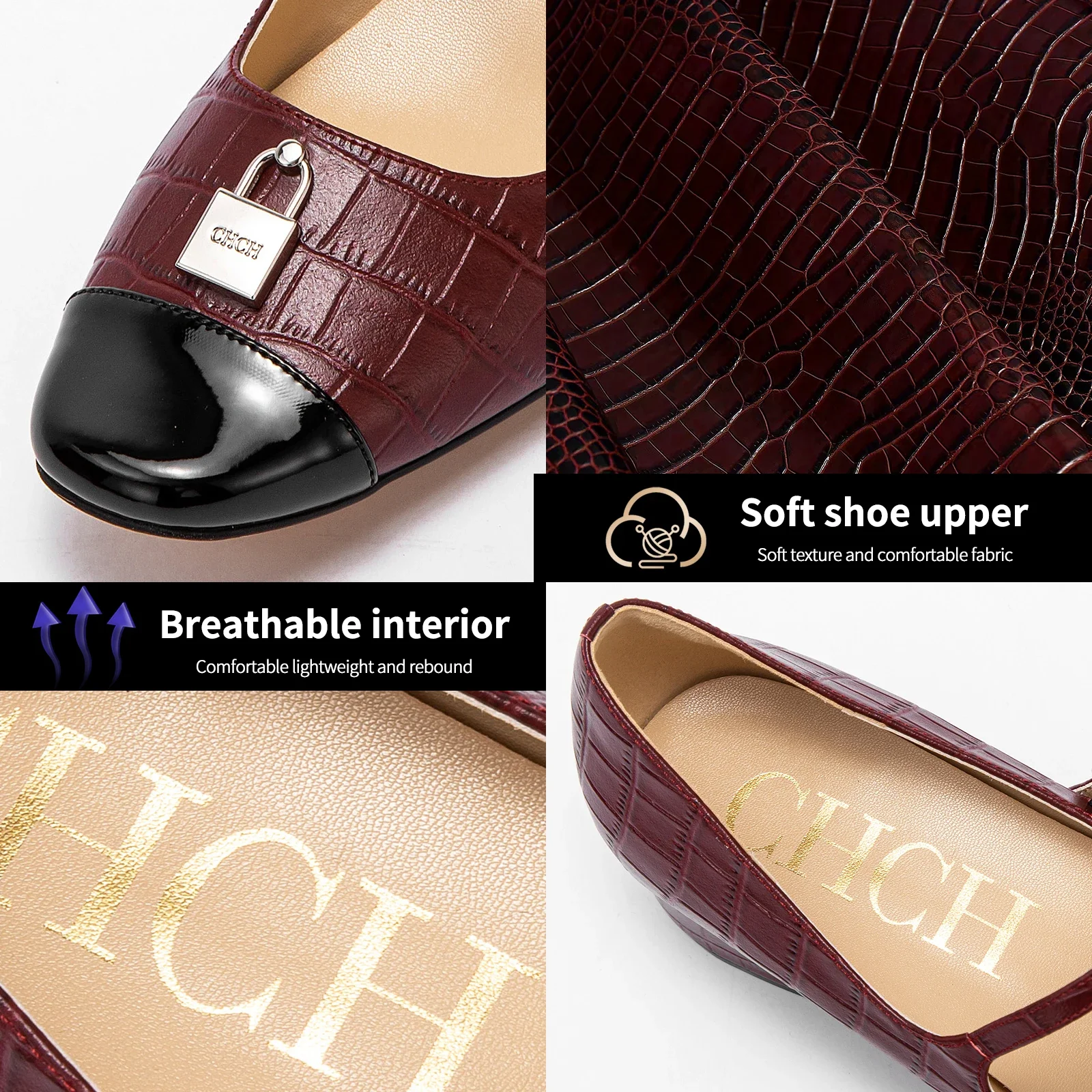 أحذية ماري جين الجديدة النسائية الكلاسيكية ذات الأ...