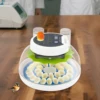 Quail Egg Incubator 33-Egg Automatic Poultry Quail Incubator with Dual Power & LED Light for Home/Farm/School