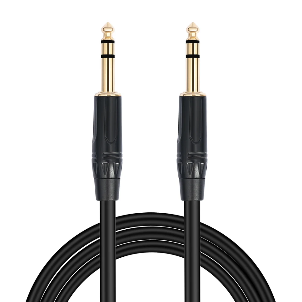 Jack 6,35 Mm 1/4 TRS Téreo A Doble XLR Macho Cable De Audio Cable De Extensión Y Cable De Audio Divisor - AliExprs 44