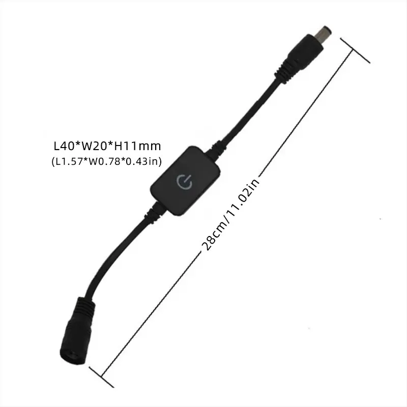 터치 조광기 밝기 제어 조광기 스위치 조정 컨트롤러, 단색 3528 5050 2835 COB LED 스트립용, DC5V, 12V, 24V