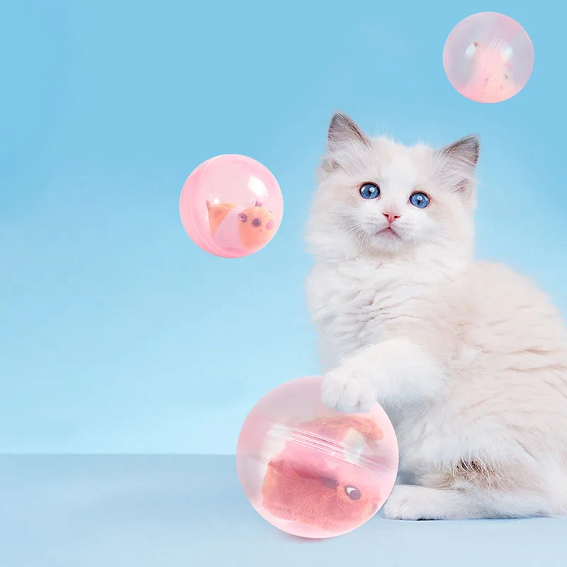 Cute Simulation Plush Rabbit Hamster Running Ball Toys Baby Learning To Crawl Turn Ball Electric Plush Pet Interactive Toy Gifts