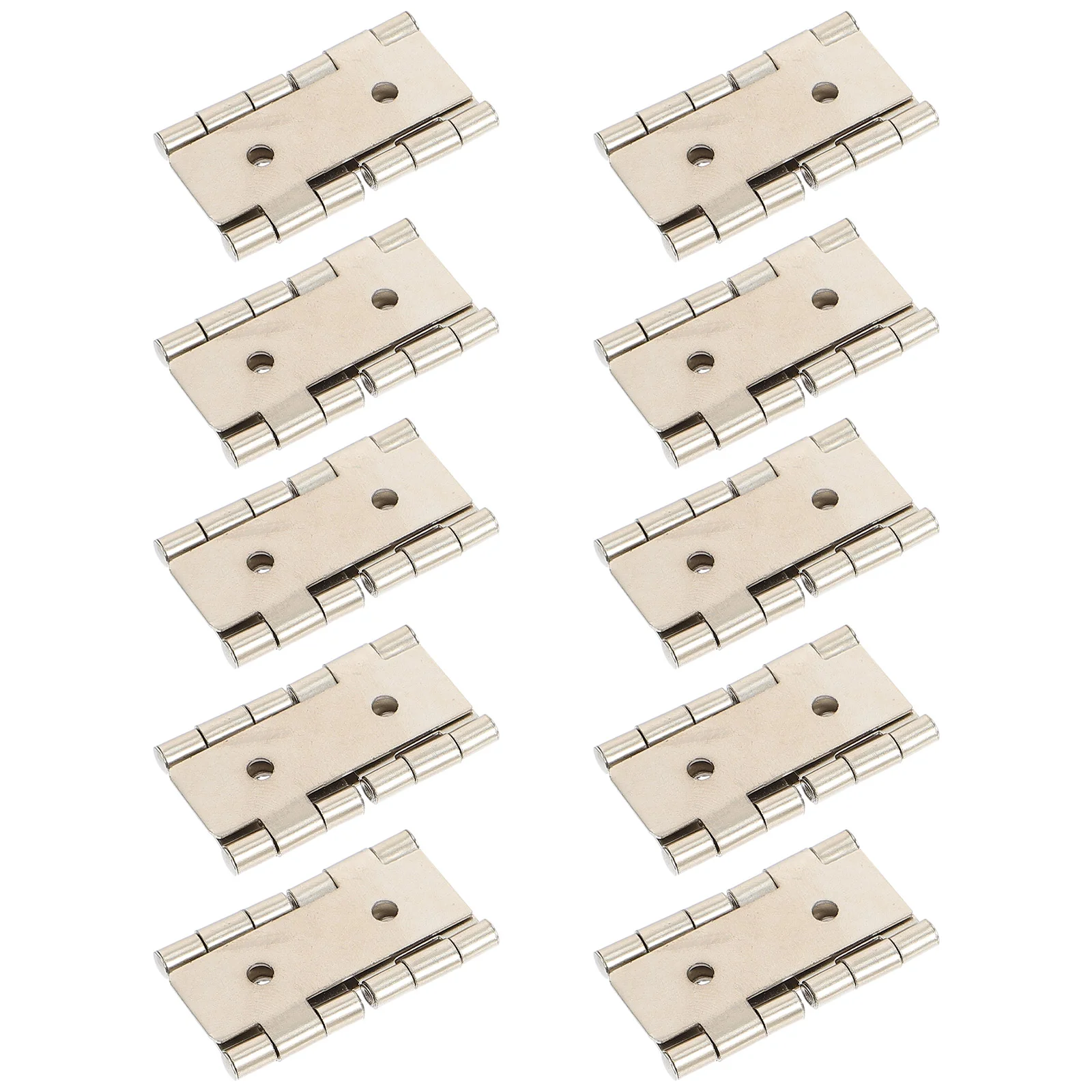 10 Pcs Double Door and Window Hinge Cupboard Hinges Iron Cabinet Closer Device Screen Folding Household Gate Acting Oil