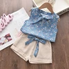 New Summer Baby Girls Clothes Children Sleeveless Vest Shorts 2Pcs/Sets Toddler Clothing Infant Fashion Costume Kids Tracksuits 5