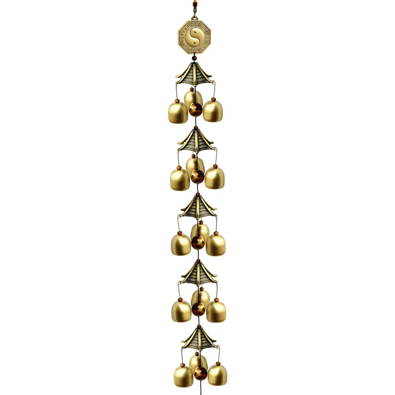 

Gossip Wind Chimes Door Decoration Metal Pure Copper Bedroom Decor Decorations for Room