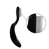 Pro Folding Stainless Steel Teeth Eyelash Comb Eyebrow Brush Shaper Beauty Tool 3