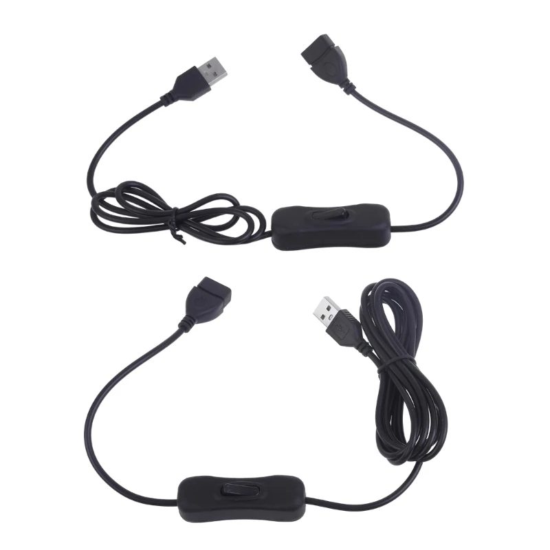 

Extension Cable with On Off Switchs for Travel Recorder Phone Laptop Desk Lamp N2UB