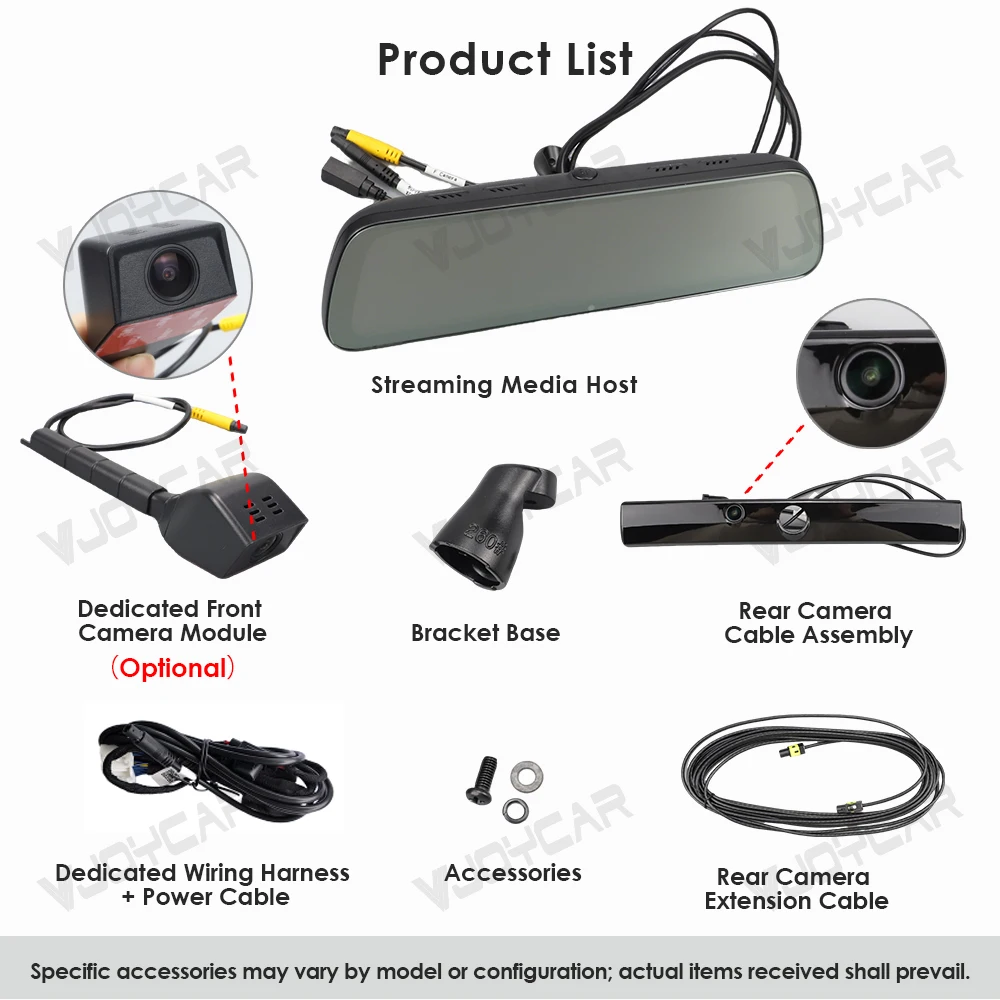 Neuer Tesla Stream Media Rückspiegel 9,35 Zoll Digitaler Streaming-Spiegel Dashcam mit Nachtsicht für Model 3 Y Y Juniper – Detail 2