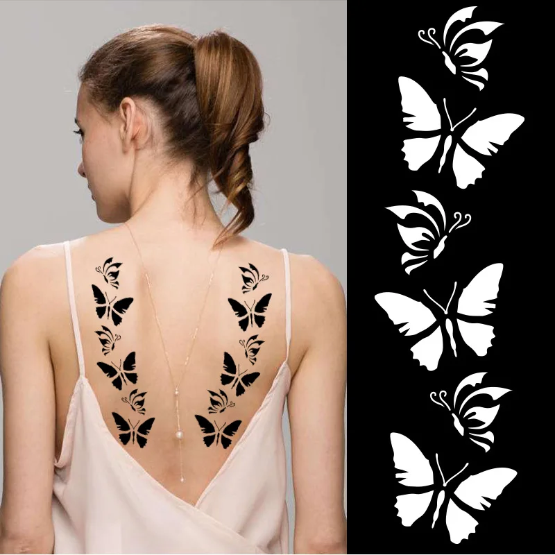 Stencil Per Aerografo Profiline - Effetti Background Per Tatuaggi E Graffiti