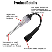 Car Spark Plug Tester Ignition System Coil Engine Inline Autos Diagnostic Test Tool In-Line Igniton Spark Tester Wire Spark Test - Image 3