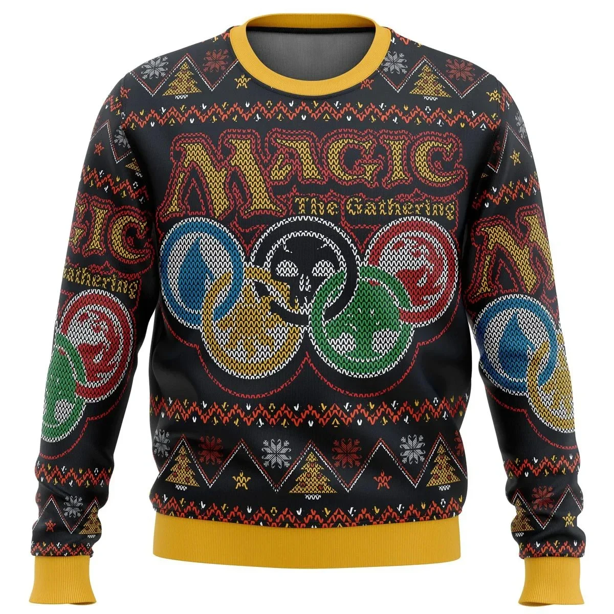 thumbnail image 1 of Suéter para hombre, sudadera 3D, ropa de otoño e invierno más vendida, suéter feo de Navidad de Magic The Gathering, regalo de Santa Claus, 1 of 4