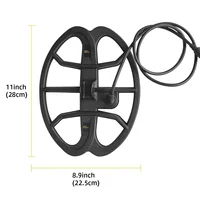 Metal Detector Accessories 19.2khz 11 Inch Professional Search Coil with Screw Waterproof for GT800 GT850 GX850 TC600 2