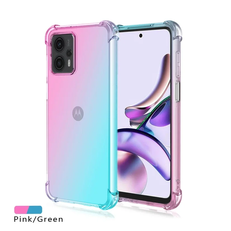 thumbnail image 1 of Funda de TPU a prueba de golpes para Motorola Moto, funda protectora de Airbag gradiente, G14, G54, G84, G53, G73, G13, G23, G72, G52, G32, G22, 1 of 5