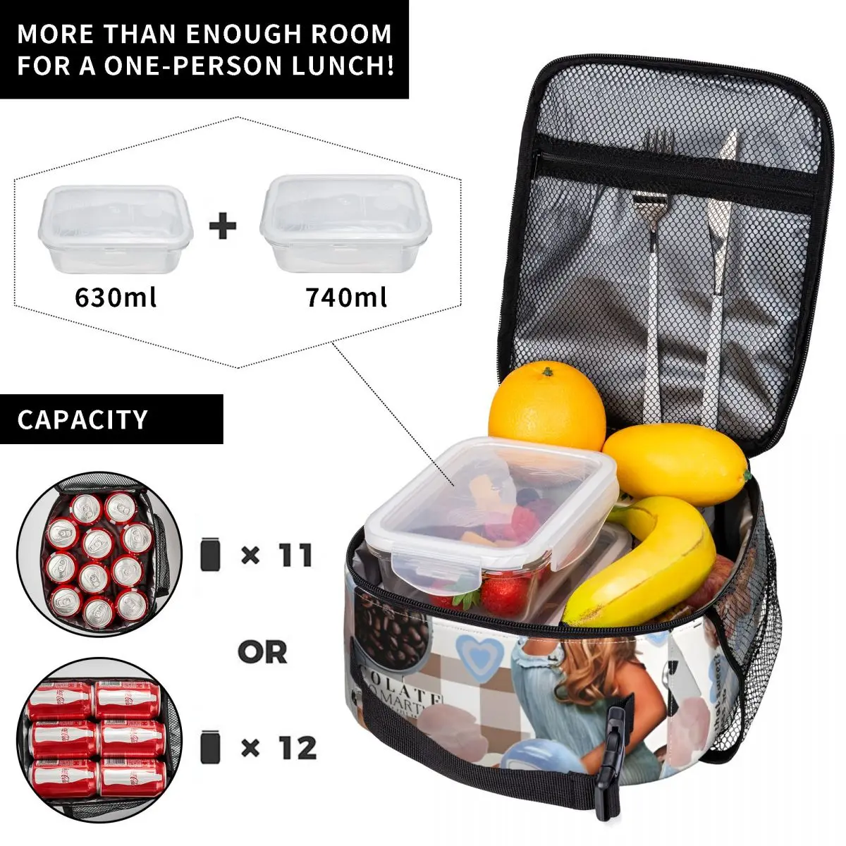 Sabrina Carpenter Espresso Insulated Lunch Bags Food Container Leakproof Thermal Cooler Lunch Boxes For Picnic 4
