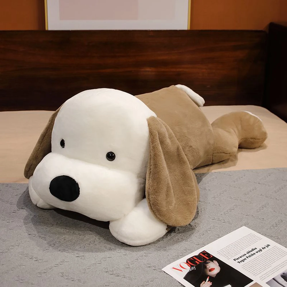 50CM Super Soft Soft Dog Plush Toy Sleep Leg Sofa Cushion Pillow Long Doll To Send Children Birthday Christmas Gifts