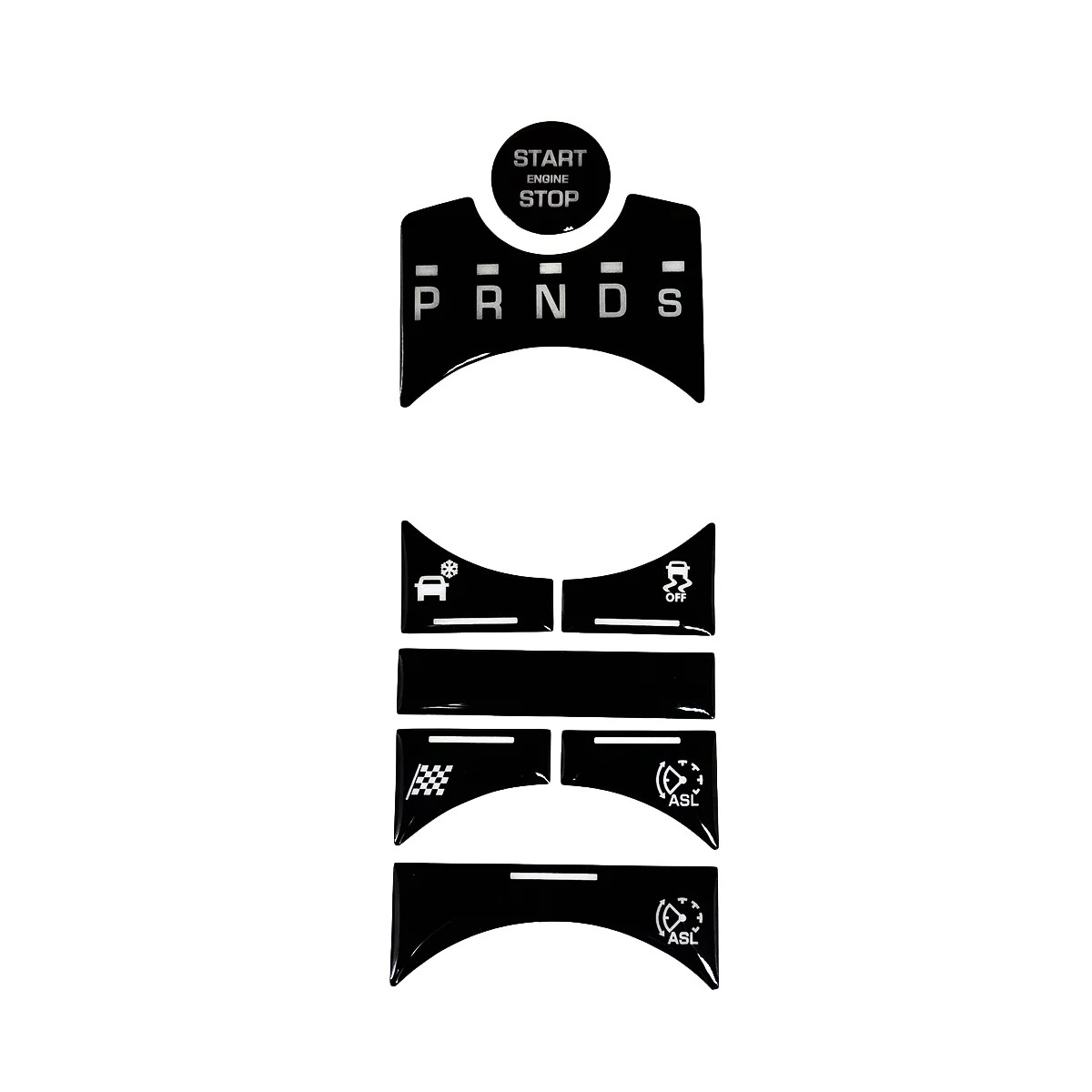 Jeffergarden Autocollant De Bouton D'interrupteur De Fenêtre