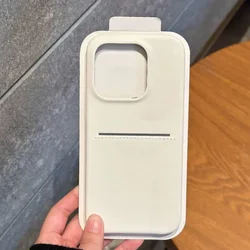 Premium Sheepskin Leather Business Card Slot Case - Matte Wallet Cover - OnePlus Ace 6 (White)