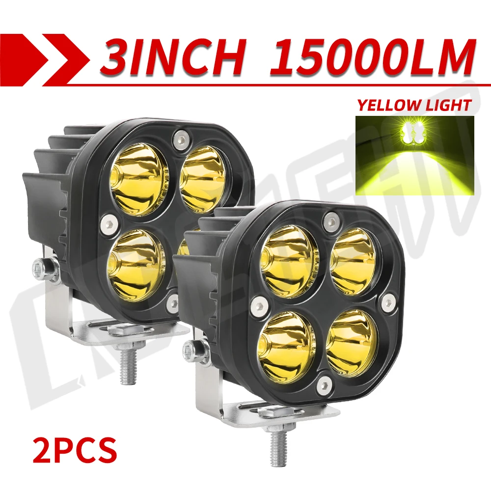 ตัวเลือกสินค้า ไฟสปอตไลท์ LED ทรงพลัง สำหรับมอเตอร์ไซค์ ดีไซน์สวย ส่องสว่างไกล