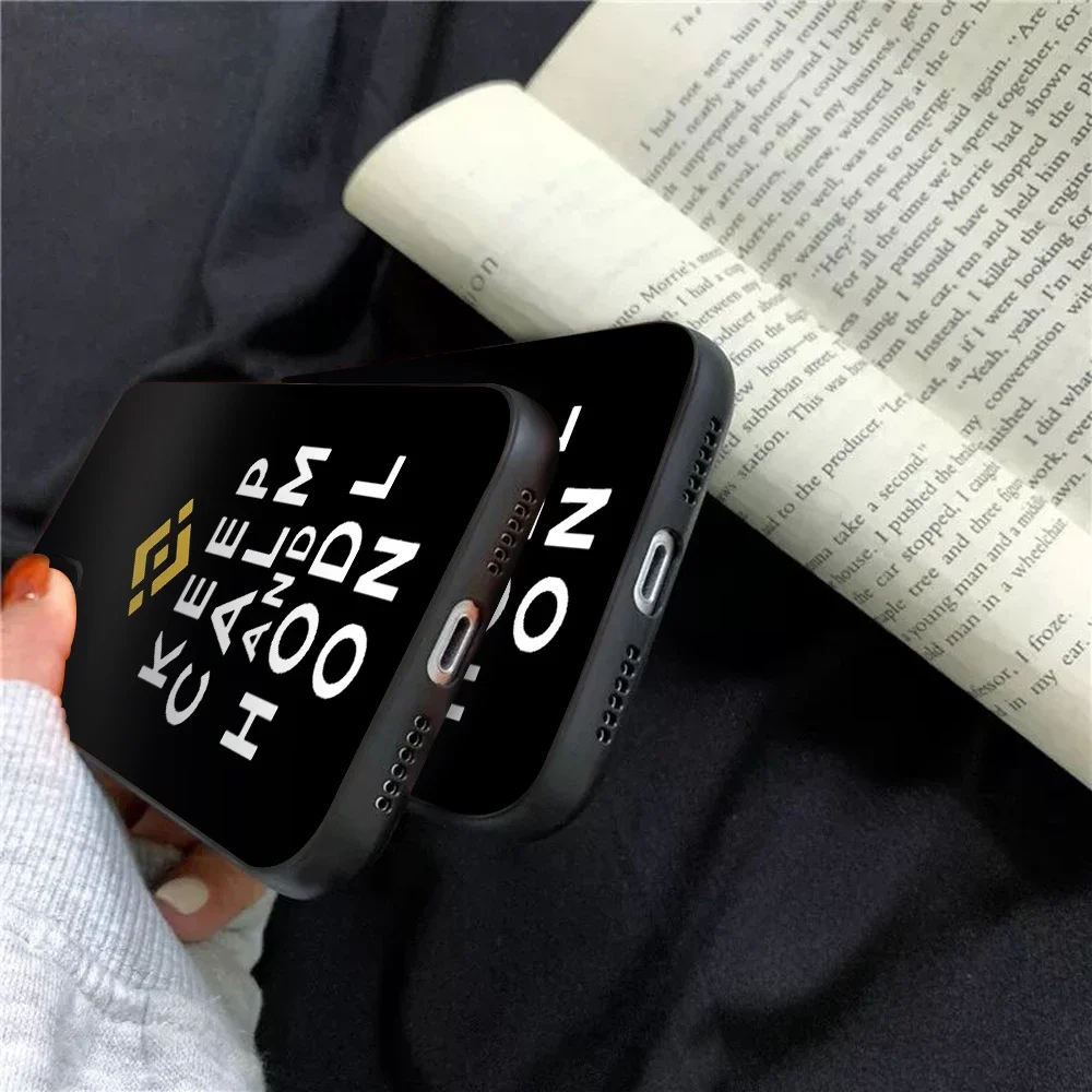For IPhone 15 Binance Bnb Coin Crypto Coin Phone Case For
