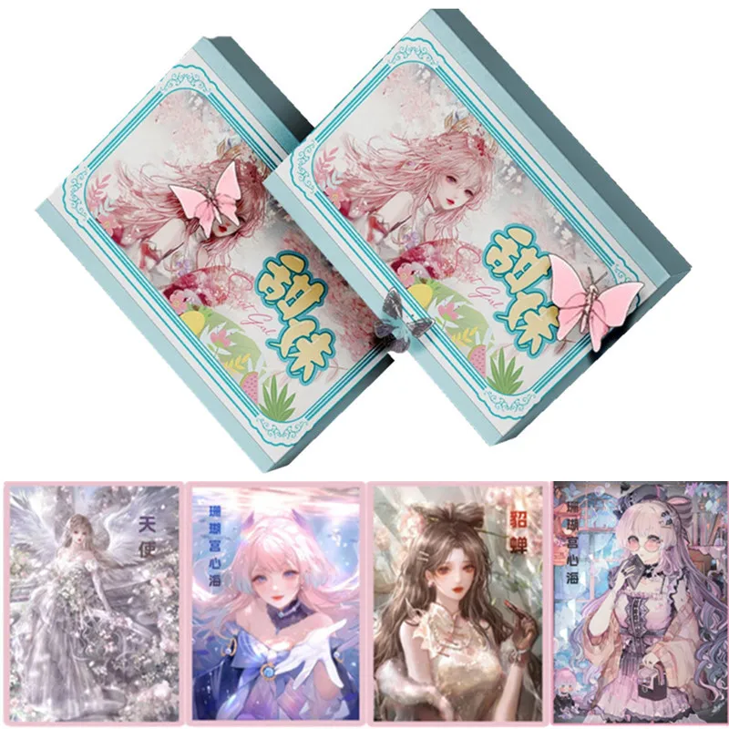 

Goddess Story Card Kochou Shinobu Character Signature Glass Card Game Hobby Collectible Card Girls Christmas Birthday Gift Toy
