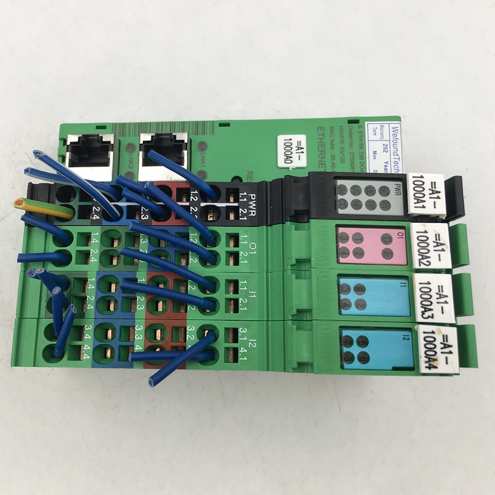 Phoenix 전원 공급 장치용 2703981 IL ETH BK DI8 DO4 2TX-PAC