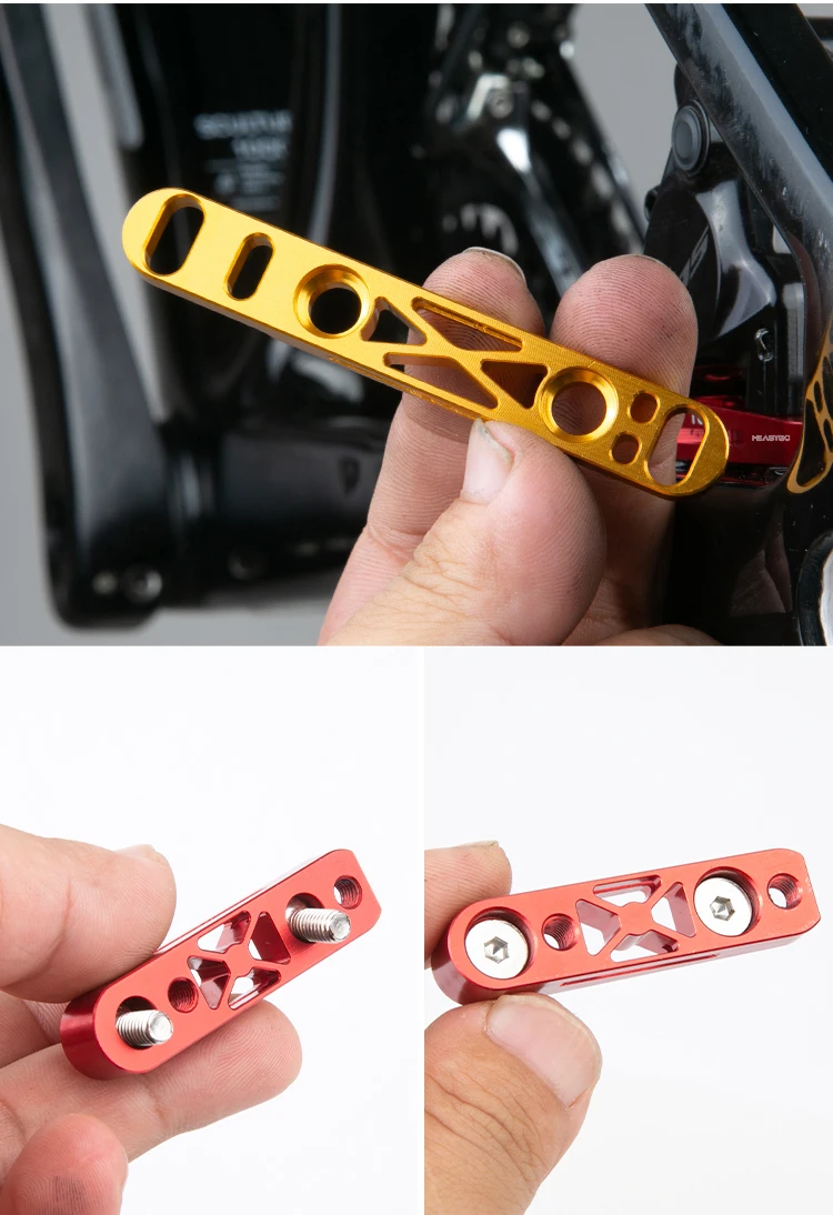 Lightweight Flat Mounted Road Bike Brake Disc Mount Adapter