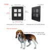 Screen Window Cat Door, Terrace Screen Door, Pet Door, Free Entry and Exit for Cats and Dogs, Magnetic Lockable Pet Screen Window Door, Dog Screen Window Door, High Quality Abs Material, Large and Small Size Optional, Simple Installation and Fast 6