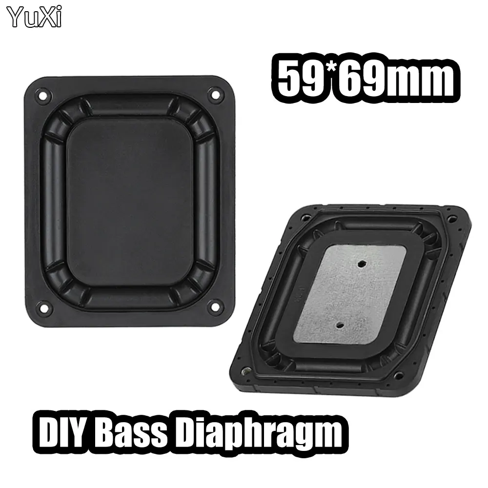 

2Pcs Audio Bass Diaphragm Passive Radiator Speaker Accessories 69x59mm DIY Sound Speaker Repair Parts DIY Home Theater
