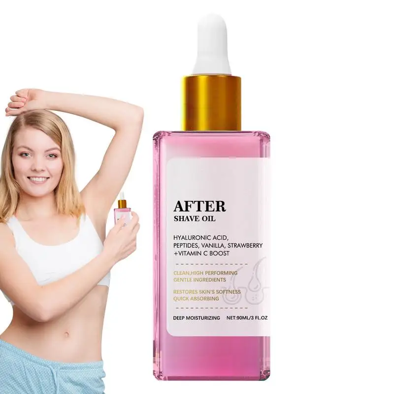 Strawberry Vanilla After Shave Oil 90ml For Women All Skin Types hair removal skin care