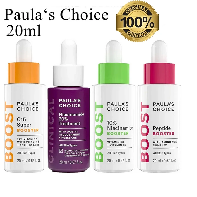 

Paula‘s Choice Original 20% Niacinamide Peptide Booster BOOST C15 Complex Repairs Multiple Signs Of Aging For All Skin Types